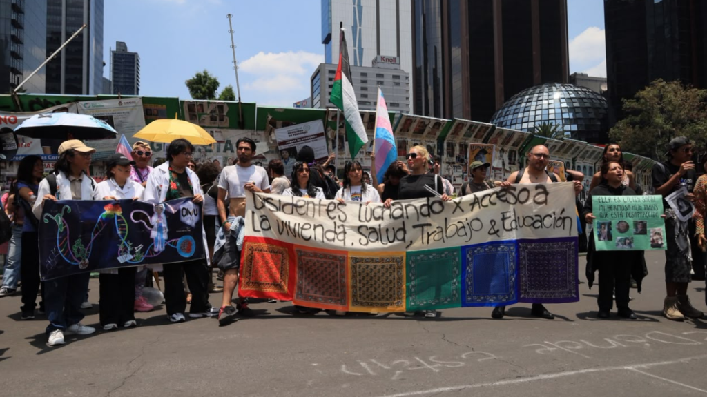 contramarcha LGBTIQ+ denuncia exclusión y violencia contra personas trans