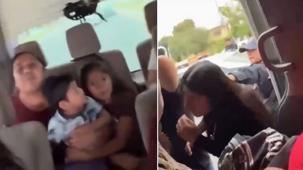 pasajeros suplican a conductor durante persecución en Querétaro
