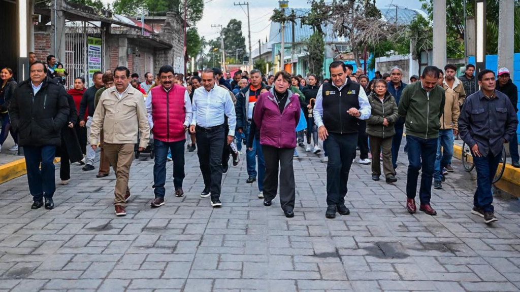 Gobierno de Delfina Gómez entrega reconstrucción del Circuito Independencia en Chiautla; beneficiará a más de 10 mil habitantes