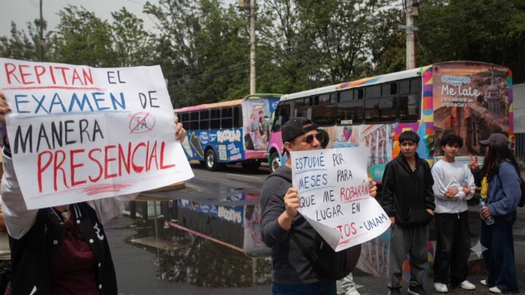 UNAM: aspirantes exigen nuevo examen presencial de admisión ante irregularidades en modalidad virtual