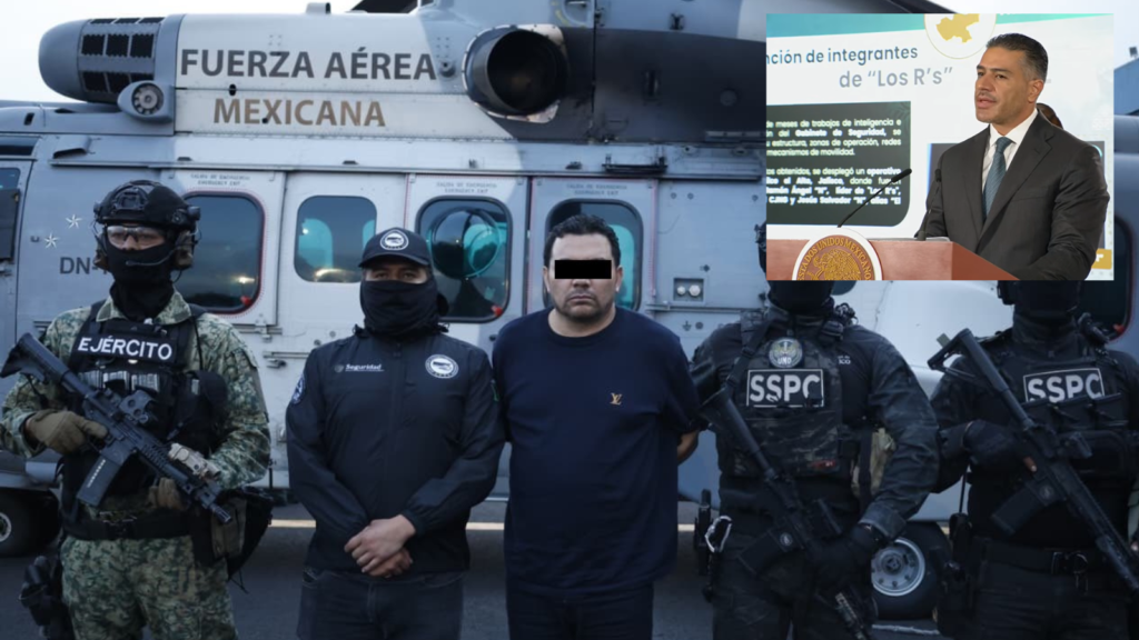 García Harfuch: confirma que tras la detención del "R1" el líder de "Los Rs" es su hermano el "R2"
