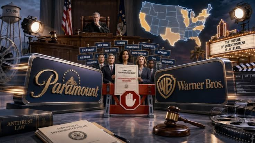 Fusión entre Paramount y Warner Bros: ordenan pausar “temporal” para analizar “riesgo de monopolio”