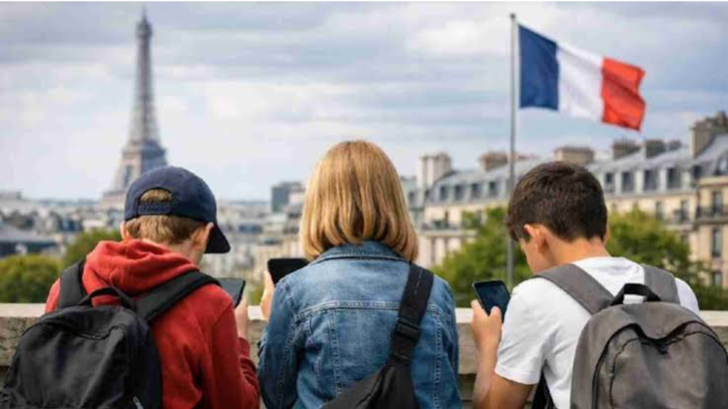 Francia: aprueban prohibición de redes sociales a menores de 15 años
