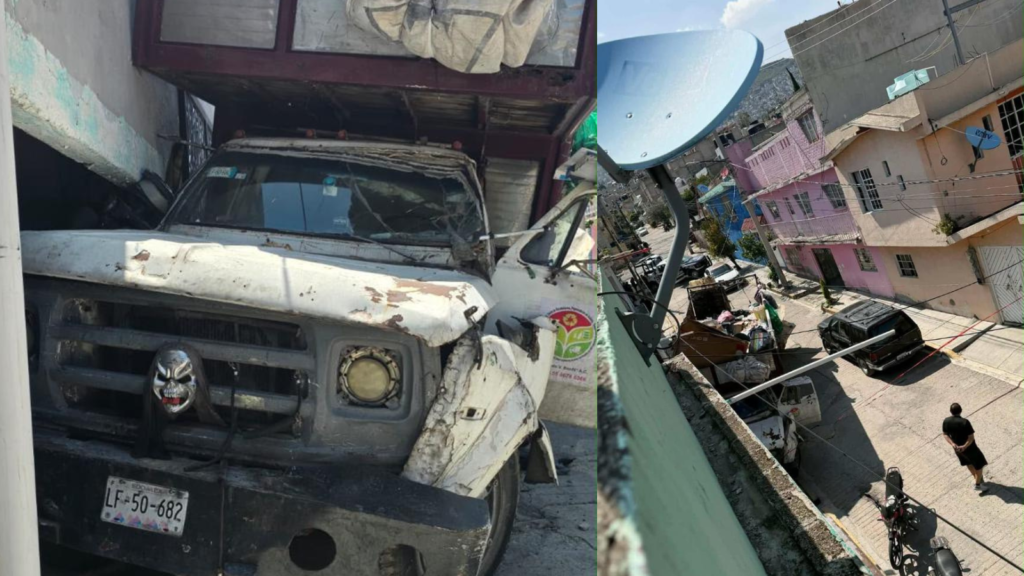 Ecatepec: muere trabajador de recolección de basura tras accidente con camión