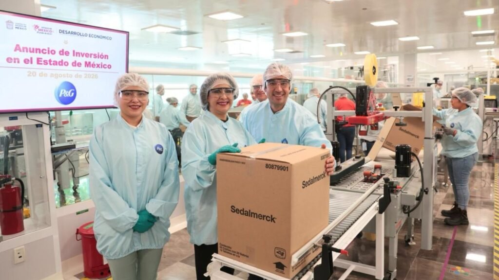 Edomex respalda al sector empresarial; Procter & Gamble invertirá 140 mdd 