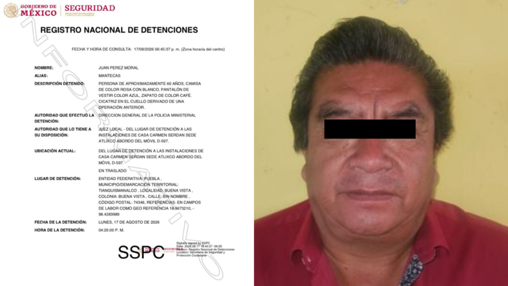 Fiscalía de Puebla: cae alcalde de Tianguismanalco; indagan presunto abuso sexual