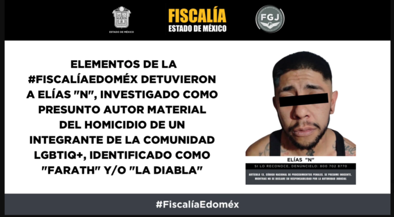 Cae escolta de Farath Coronel, “La Diabla”, asesinado en Cuautitlán Izcalli