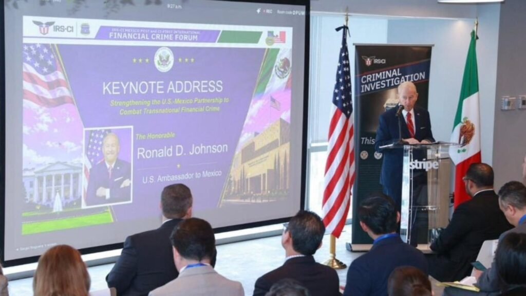EU va tras lo que “más duele a los cárteles: su dinero”, advierte Ronald Johnson