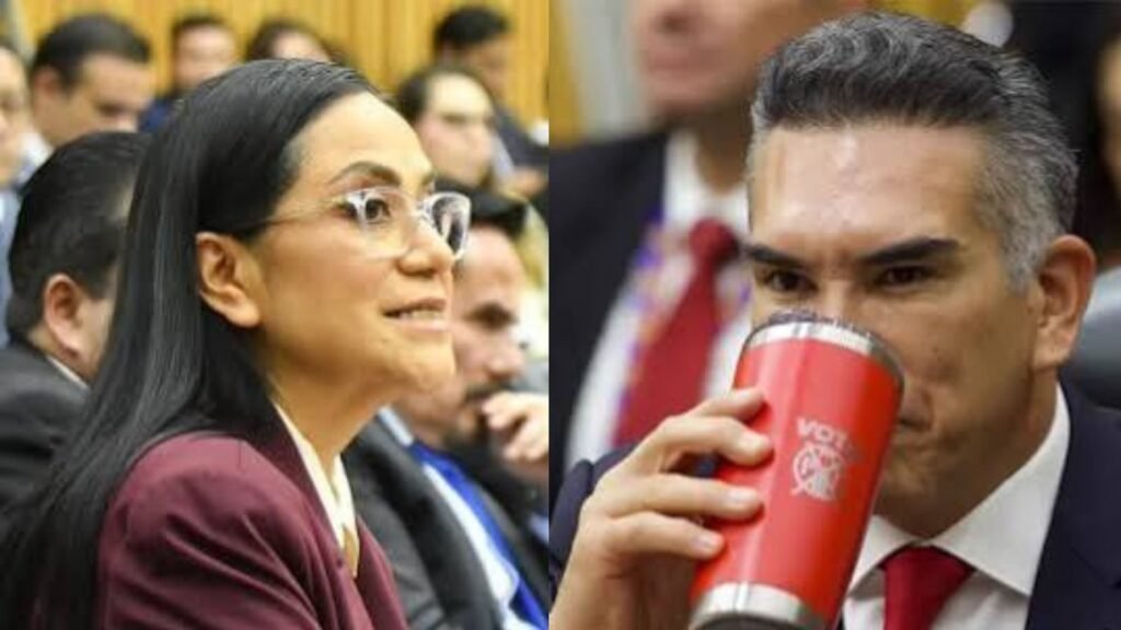 “Es lo que queda del PRI”: Ariadna Montiel se burla del termo de “Alito” Moreno