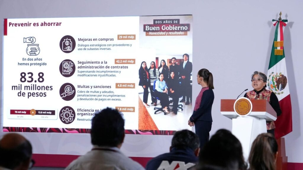 Gobierno de Sheinbaum ahorra 83.8 mdp por buenas prácticas en contratos: Buenrostro