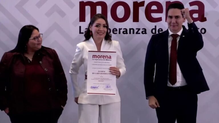 Jasmine Bugarín, designada por Morena y aliados como coordinadora en Nayarit