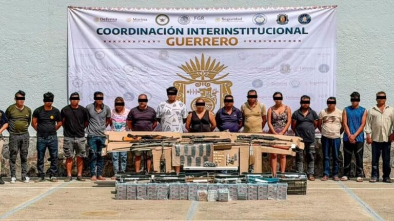 Acapulco: detienen a 16 de "Los Ardillos" tras asesinato de agente de la Guardia Nacional