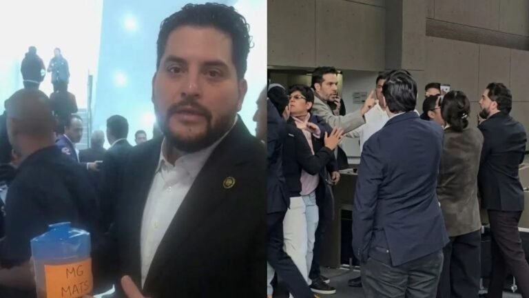 Zafarrancho en San Lázaro: Gutiérrez Mancilla arroja agua sucia a Máynez