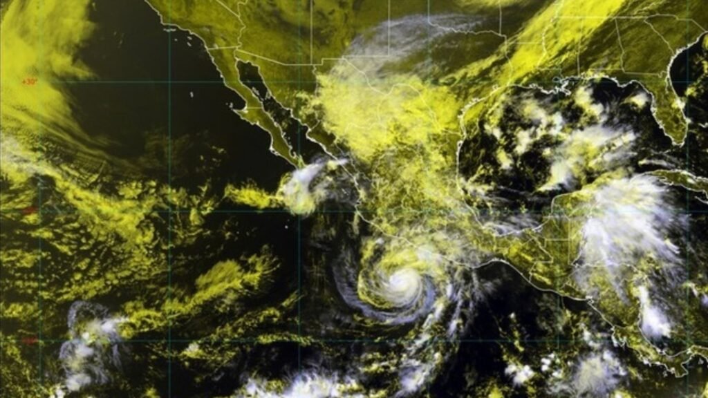Huracán Trudy es categoría 1: estos estados esperan lluvias intensas en el Pacífico