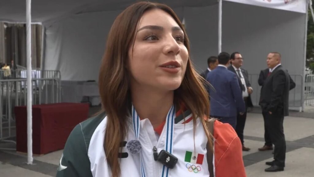 Atleta Aylín Ibarra quiere oro en Los Ángeles 2028; reconoce apoyo de Delfina Gómez
