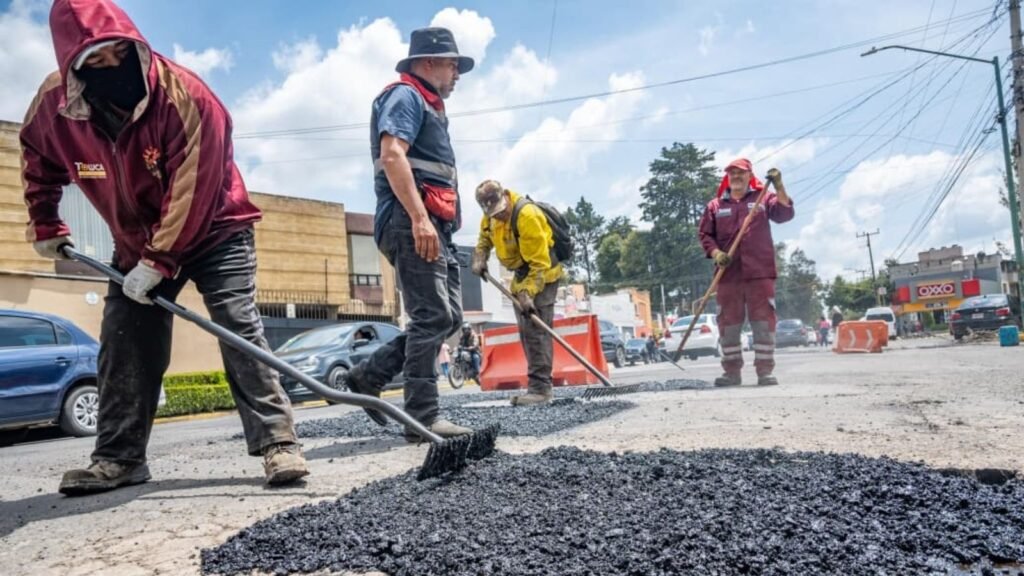 Toluca no para en bacheo: Ricardo Moreno anuncia estrategia permanente hasta 2027