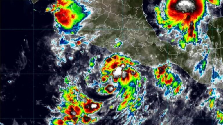 Depresión tropical 20-E se forma en el Pacífico; amenaza ser huracán “Simón”