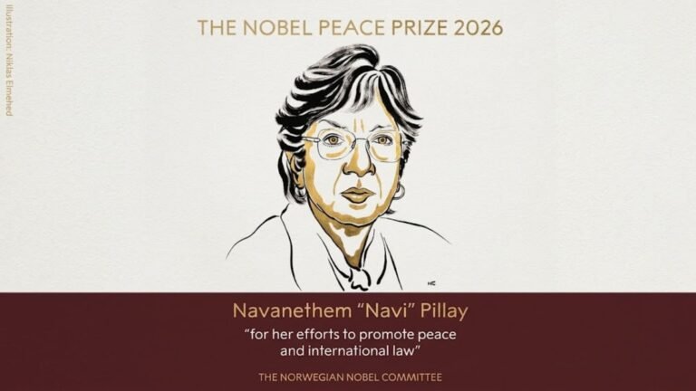 Nobel de la Paz 2026 para Navi Pillay, la sudafricana que defendió a Nelson Mandela