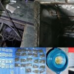 Hallan narcolaboratorio de metanfetamina con túnel en Hidalgo